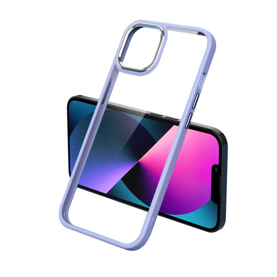 Apple iPhone 13 Pro Max Uyumlu Kılıf Zore Krom Kapak
