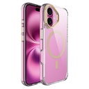 Apple iPhone 17 Uyumlu Kılıf M-safe Şarj Özellikli Airbagli Kamera Standlı Zore Azor Kapak