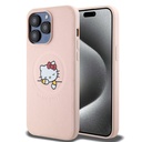 Apple iPhone 15 Pro Max Uyumlu Kılıf Hello Kitty Orjinal Lisanslı M-safe Şarj Özellikli Baskı Logolu Uyuyan Kitty Deri Kapak