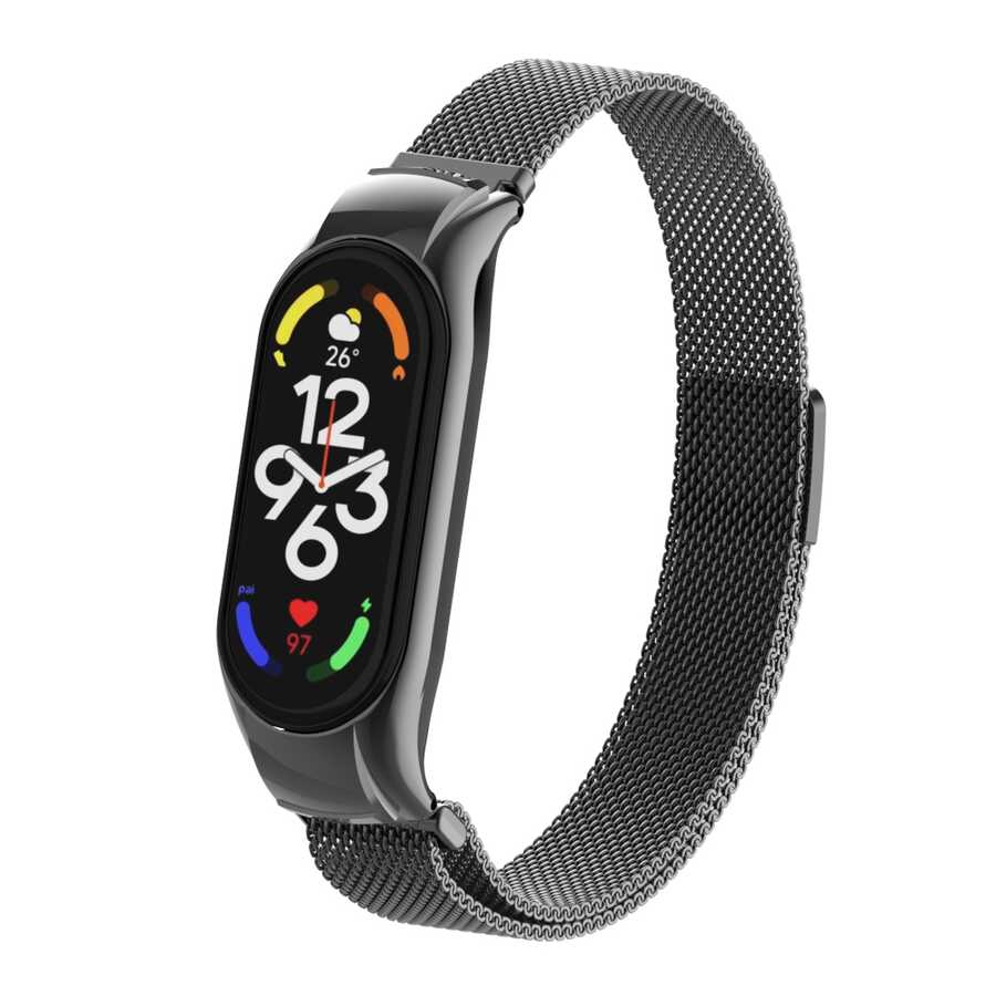 Xiaomi Mi Band 7 Uyumlu Zore KRD-01 Metal Kordon