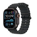 Apple Watch Ultra 49mm Uyumlu Kordon Ocean Silikon Yumuşak Esnek Metal Tokalı Zore KRD-75 Kayış