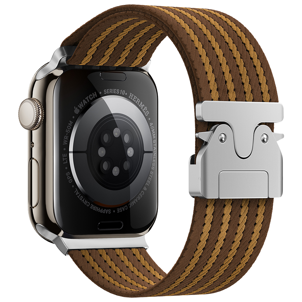 Apple Watch 42mm Uyumlu Zore KRD-133 Naylon Kumaş Hasır Örgülü Kordon