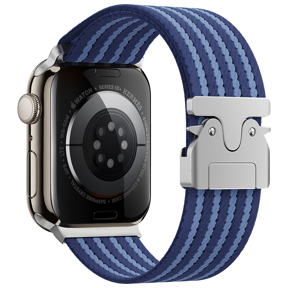 Apple Watch 42mm Uyumlu Zore KRD-133 Naylon Kumaş Hasır Örgülü Kordon