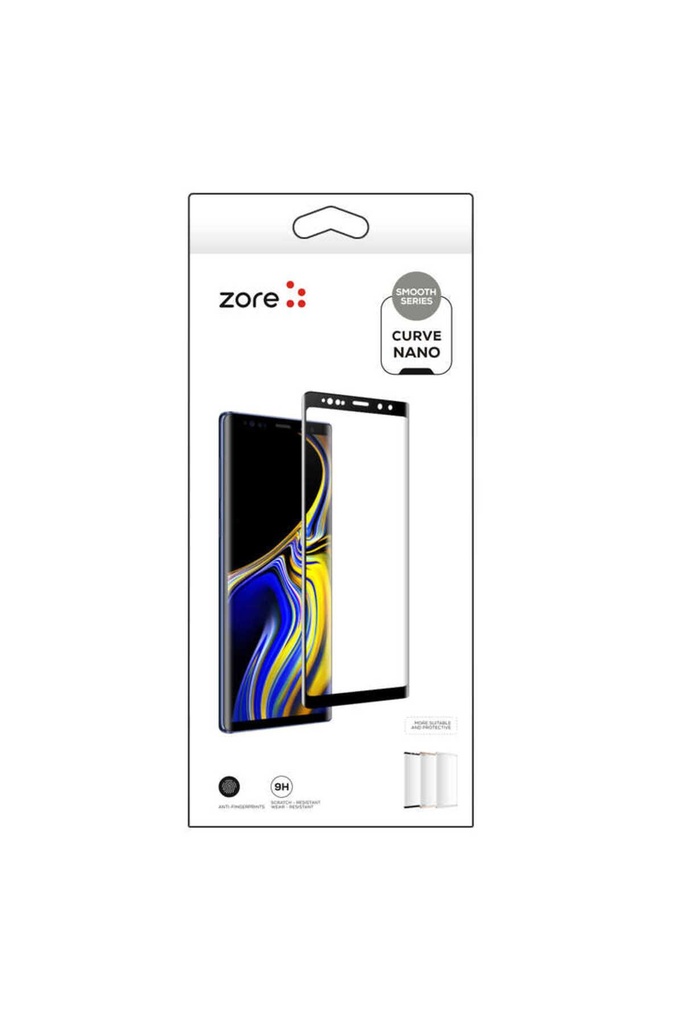 [RNZ-TA14794] Apple iPhone 8 Plus Uyumlu Zore 3D Short Curve Nano Ekran Koruyucu (Siyah)