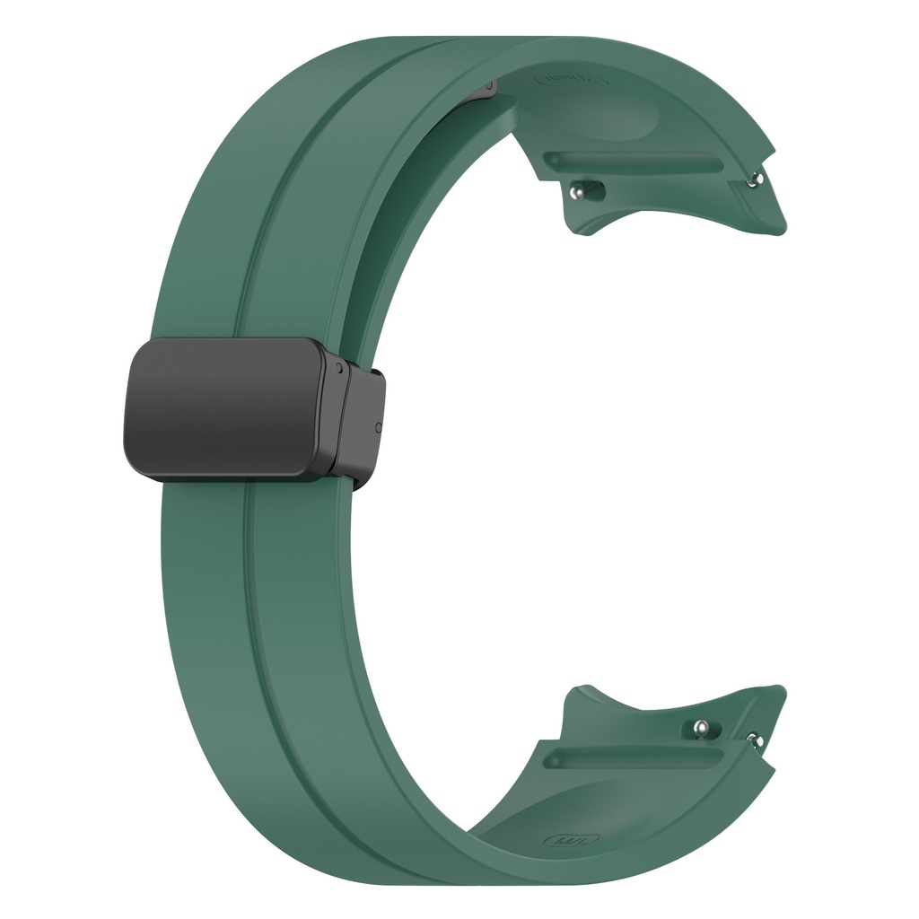 Samsung Galaxy Watch 4 40mm Uyumlu Kordon Silikon Metal Mıknatıslı Toka Zore KRD-84 Kayış