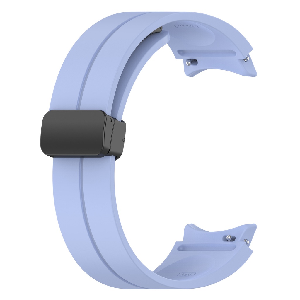 Samsung Galaxy Watch 4 Classic 42mm Uyumlu Kordon Silikon Metal Mıknatıslı Toka Zore KRD-84 Kayış