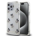 Apple iPhone 15 Pro Max Uyumlu Kılıf Hello Kitty Orjinal Lisanslı Elektroplating Kaplama Kabarcık Baskılı Kapak