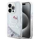 Apple iPhone 15 Pro Uyumlu Kılıf Hello Kitty Orjinal Lisanslı İkonik Sıvılı Glitter Kapak