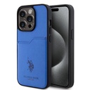 Apple iPhone 15 Pro Uyumlu Kılıf U.S. Polo Assn. Orjinal Lisanslı Baskı Logolu PU Kartlıklı Kapak