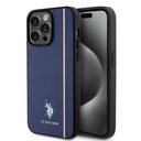 Apple iPhone 15 Pro Max Uyumlu Kılıf U.S. Polo Assn. Orjinal Lisanslı Üç Renk Şerit Tasarımlı Baskı Logolu Kapak