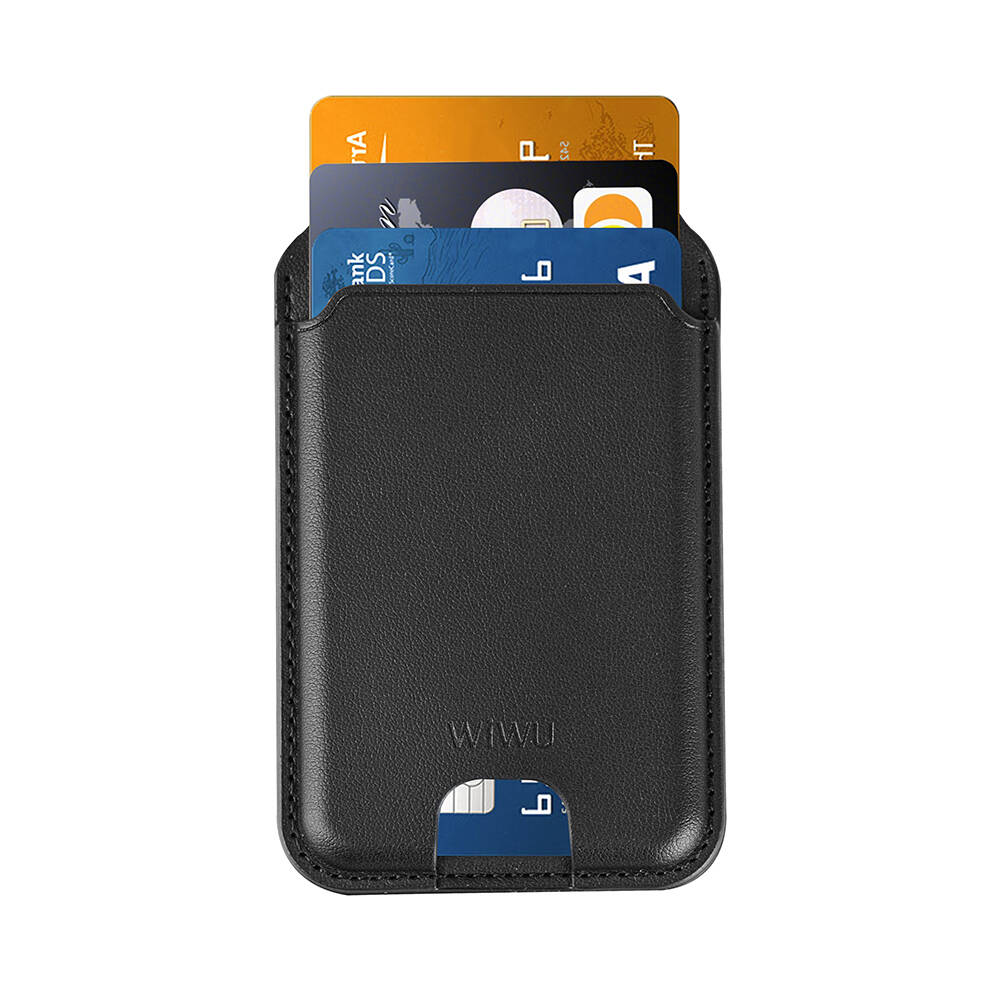 [RNZ-TA103625] Wiwu MW-003 Mag Wallet Standlı Magnetik Kartlık (Siyah)