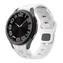 Samsung Galaxy Watch 5 40mm Uyumlu Zore KRD-116 20mm Futbol Desenli Spor Tasarımlı Silikon Kordon