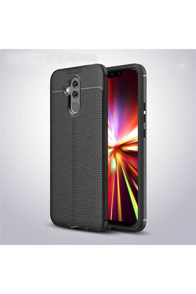 [RNZ-TA14834] Huawei Mate 20 Lite Uyumlu Kılıf Zore Niss Silikon Kapak (Siyah)