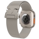 Apple Watch Ultra 49mm Uyumlu Zore KRD-25 Metal Hasır Kordon