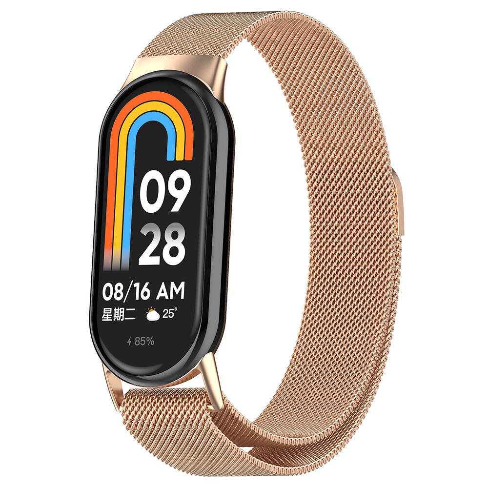 Xiaomi Smart Band 8 Uyumlu Zore KRD-01 Metal Kordon