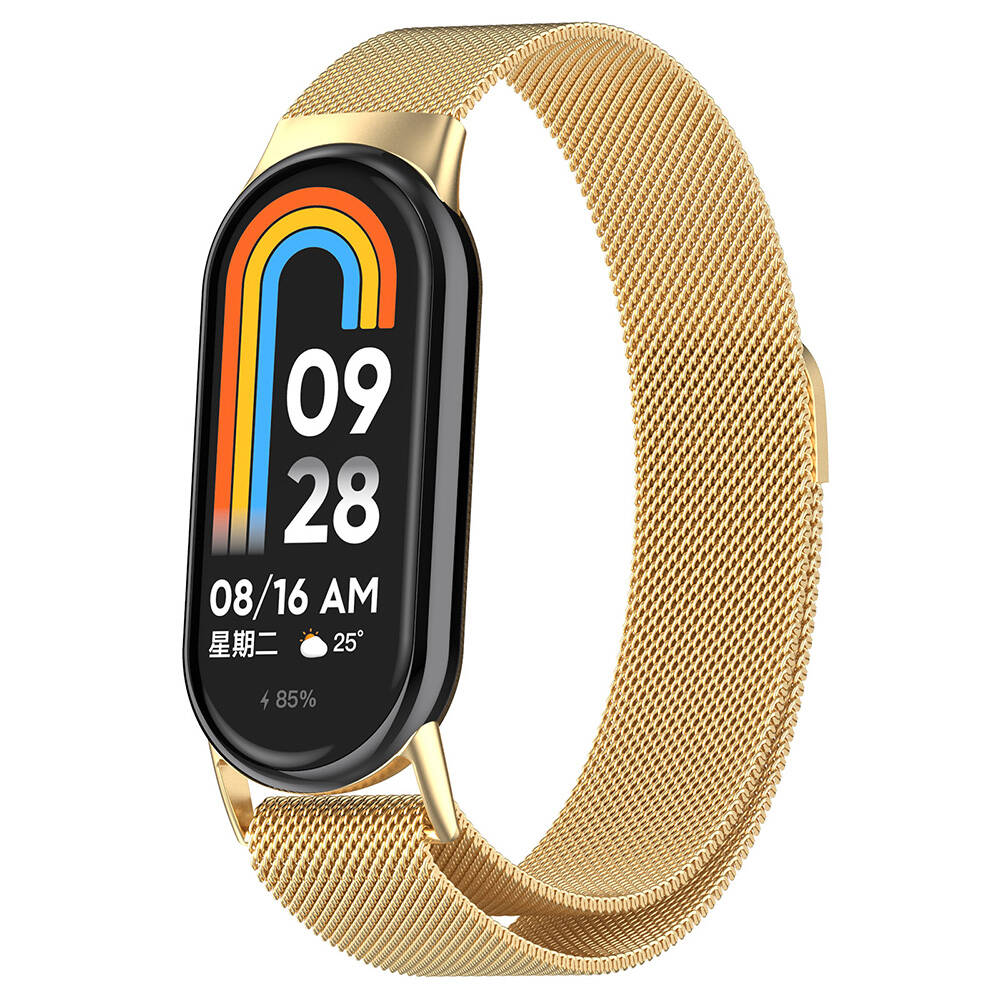 Xiaomi Smart Band 8 Uyumlu Zore KRD-01 Metal Kordon