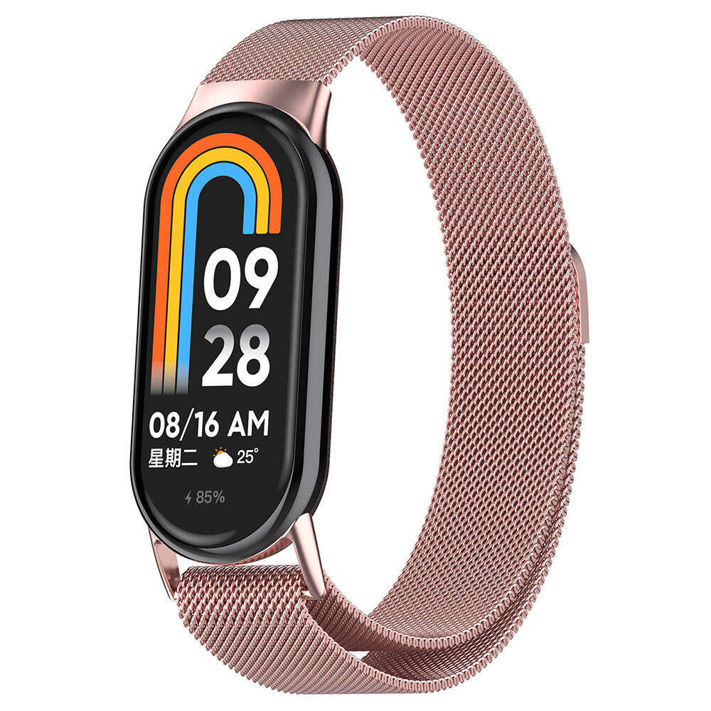 Xiaomi Smart Band 8 Uyumlu Zore KRD-01 Metal Kordon