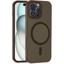 Apple iPhone 16 Pro Max Uyumlu Kılıf M-safe Şarj Özellikli Mat Arka Yüzey Zore Sio Kapak