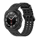 Samsung Galaxy Watch Ultra 47mm Uyumlu Zore KRD-118 Tırtıklı Tasarım Silikon Kordon