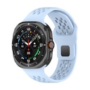 Samsung Galaxy Watch Ultra 47mm Uyumlu Zore KRD-119 Delikli Tasarım Silikon Kordon