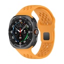 Samsung Galaxy Watch Ultra 47mm Uyumlu Zore KRD-119 Delikli Tasarım Silikon Kordon
