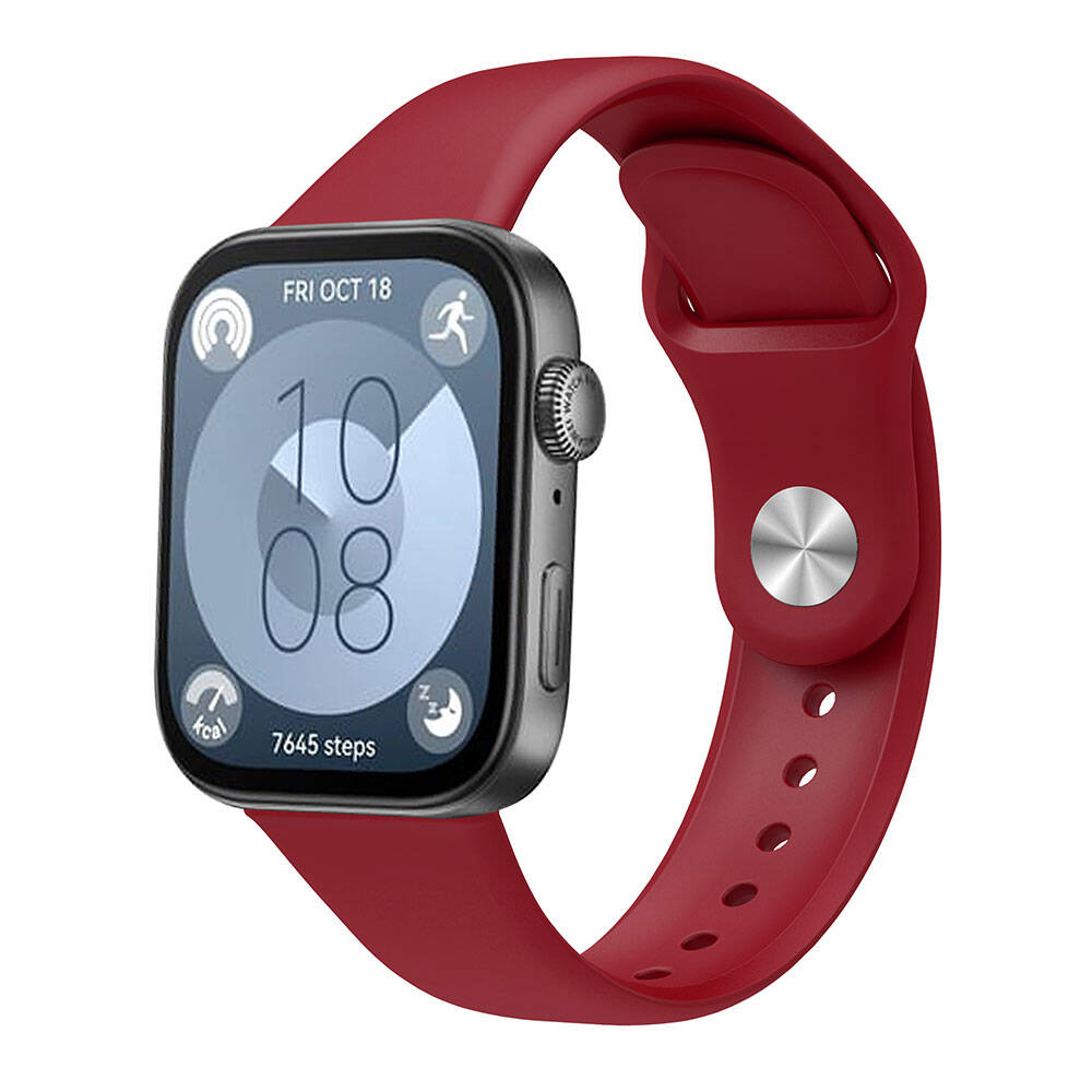Huawei Watch Fit 3 Uyumlu KRD-11 22mm Silikon Kordon