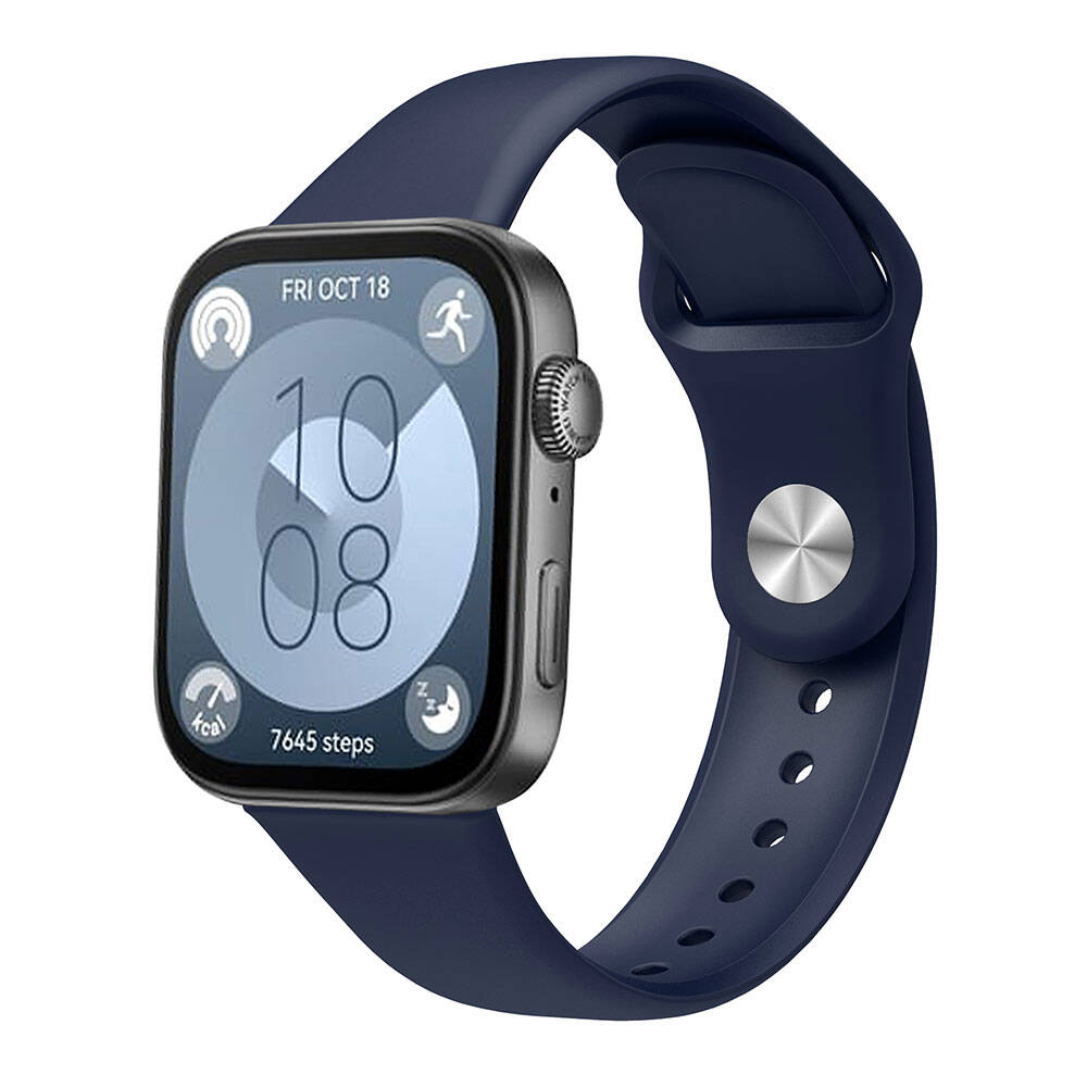 Huawei Watch Fit 3 Uyumlu KRD-11 22mm Silikon Kordon