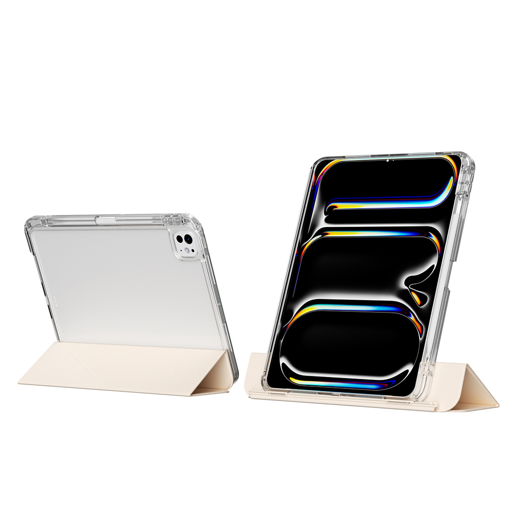 ​Apple iPad Air 13 2024 Uyumlu Kılıf Magnetik Ayrılabilen Airbagli Zore Sliding Tablet Kılıfı