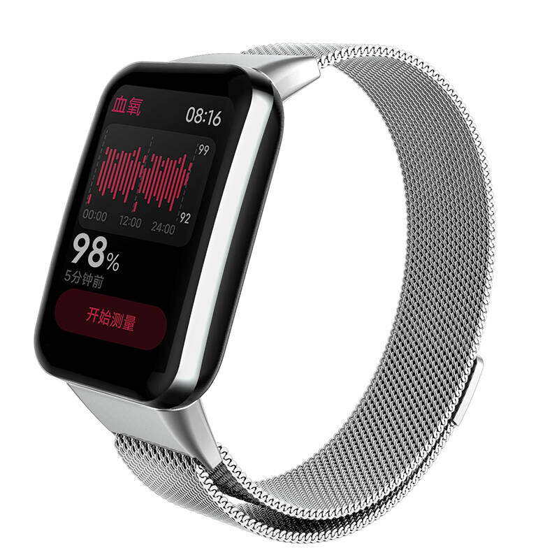 Xiaomi Mi Band 7 Pro Uyumlu Zore KRD-01 Metal Kordon