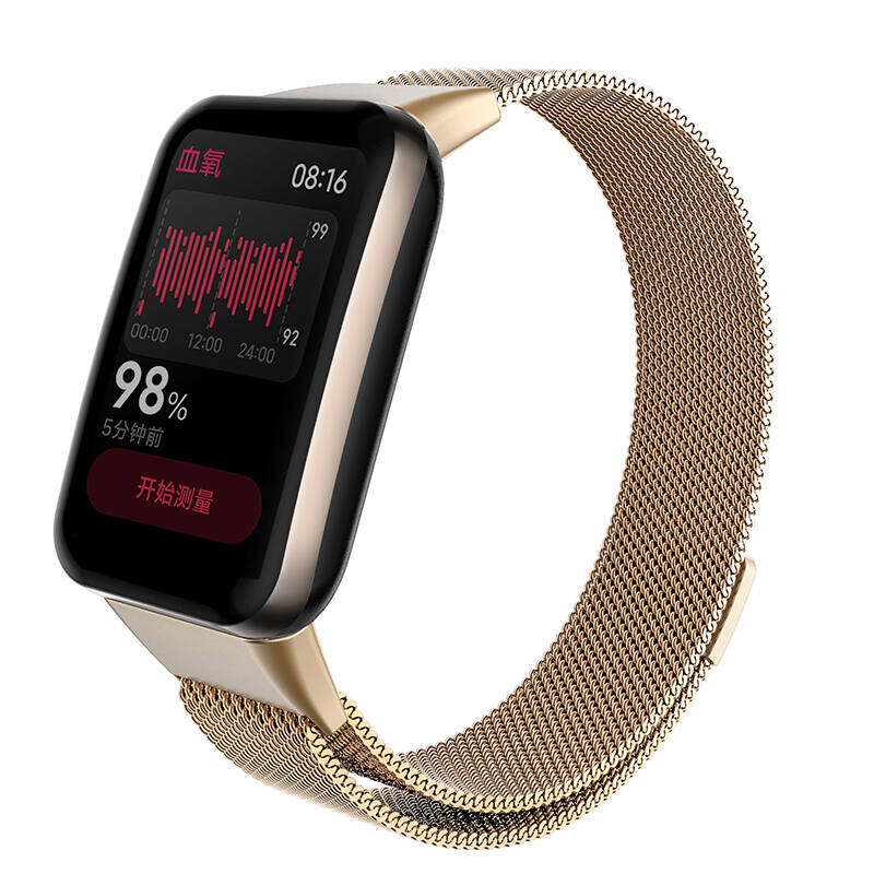Xiaomi Mi Band 7 Pro Uyumlu Zore KRD-01 Metal Kordon