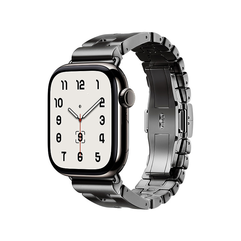 Apple Watch Ultra 49mm Uyumlu Zore KRD-125 Metal Kordon Strap Kayış