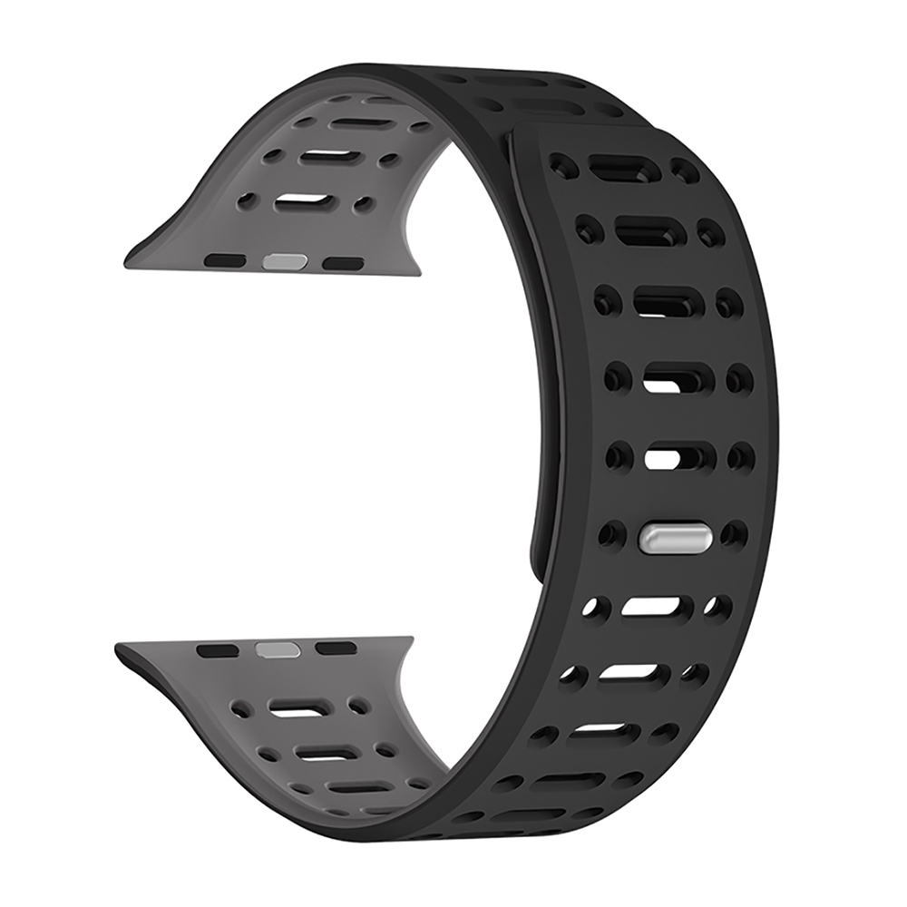 Apple Watch 10 42mm Uyumlu Zore KRD-124 Silikon Kordon Strap Kayış