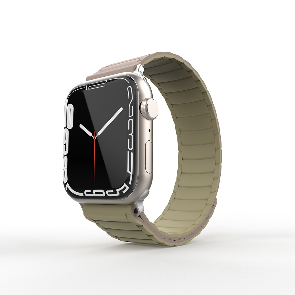 Apple Watch 10 42mm Uyumlu Zore KRD-122 Silikon Kordon Strap Kayış