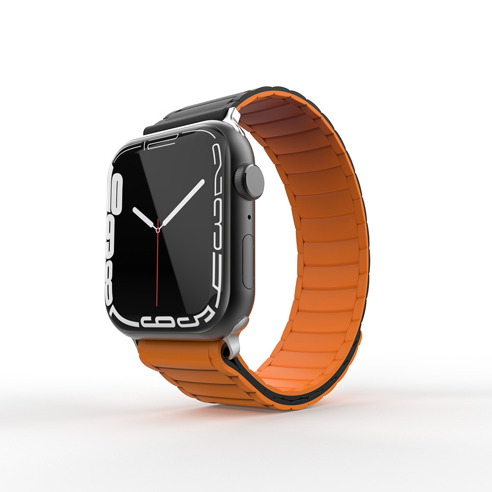Apple Watch 10 42mm Uyumlu Zore KRD-122 Silikon Kordon Strap Kayış