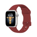 Apple Watch 10 42mm Uyumlu Zore KRD-131 Silikon Kordon Strap Kayış