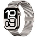 Apple Watch 10 42mm Uyumlu Zore KRD-121 Metal Hasır Kordon