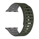 Apple Watch 10 46mm Uyumlu Zore KRD-124 Silikon Kordon Strap Kayış