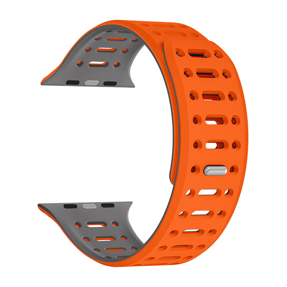 Apple Watch 10 46mm Uyumlu Zore KRD-124 Silikon Kordon Strap Kayış