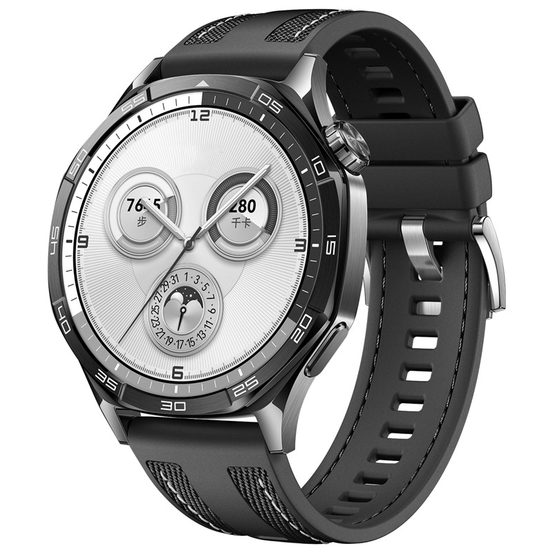 [RNZ-TA112027] Huawei Watch GT5 Uyumlu Zore KRD-128 Silikon Kordon (Siyah)