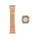 Apple Watch 44mm Uyumlu Zore KRD-126 Sert Kasa Koruyuculu Metal Kordon