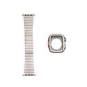 Apple Watch 44mm Uyumlu Zore KRD-126 Sert Kasa Koruyuculu Metal Kordon