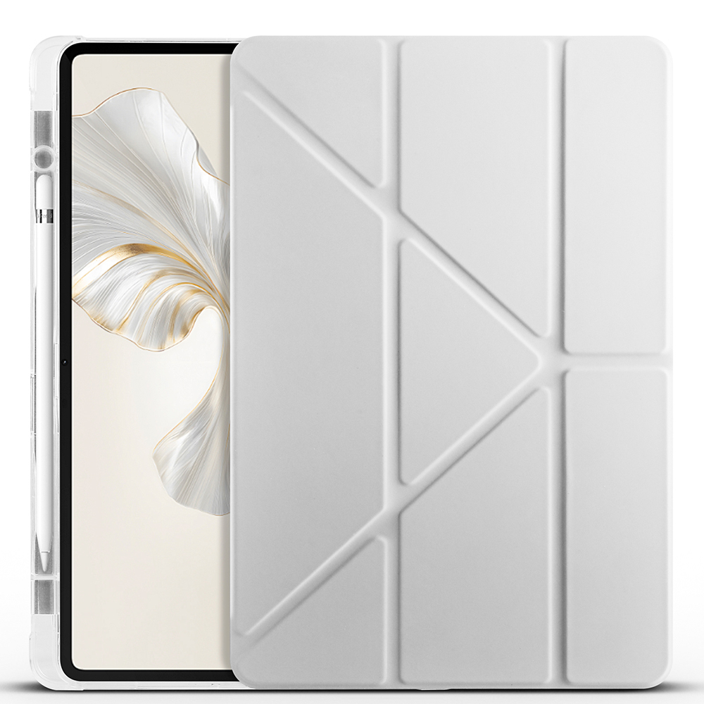 Honor Pad 9 Uyumlu Kılıf Zore Tri Folding Kalem Bölmeli Standlı Kılıf