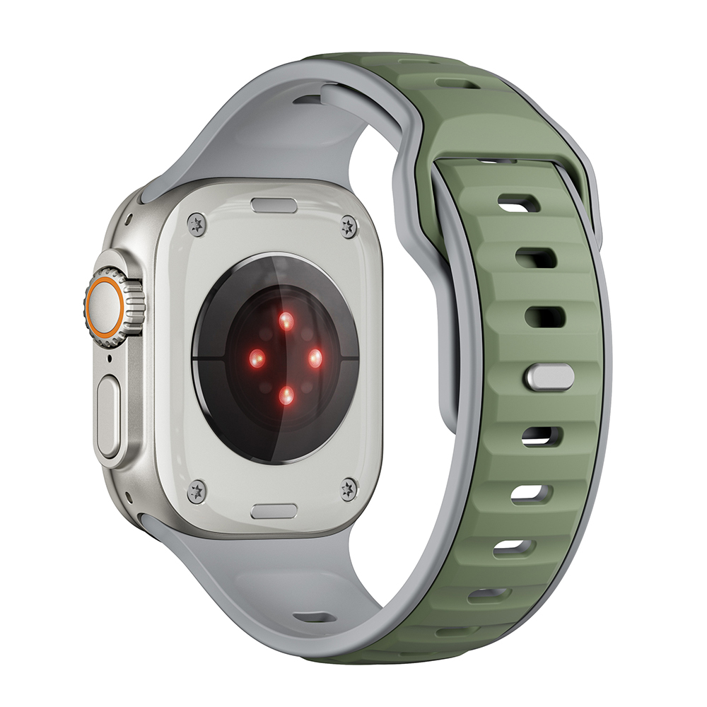 Apple Watch Ultra 49mm Uyumlu Zore KRD-135 Silikon Kordon Strap Kayış