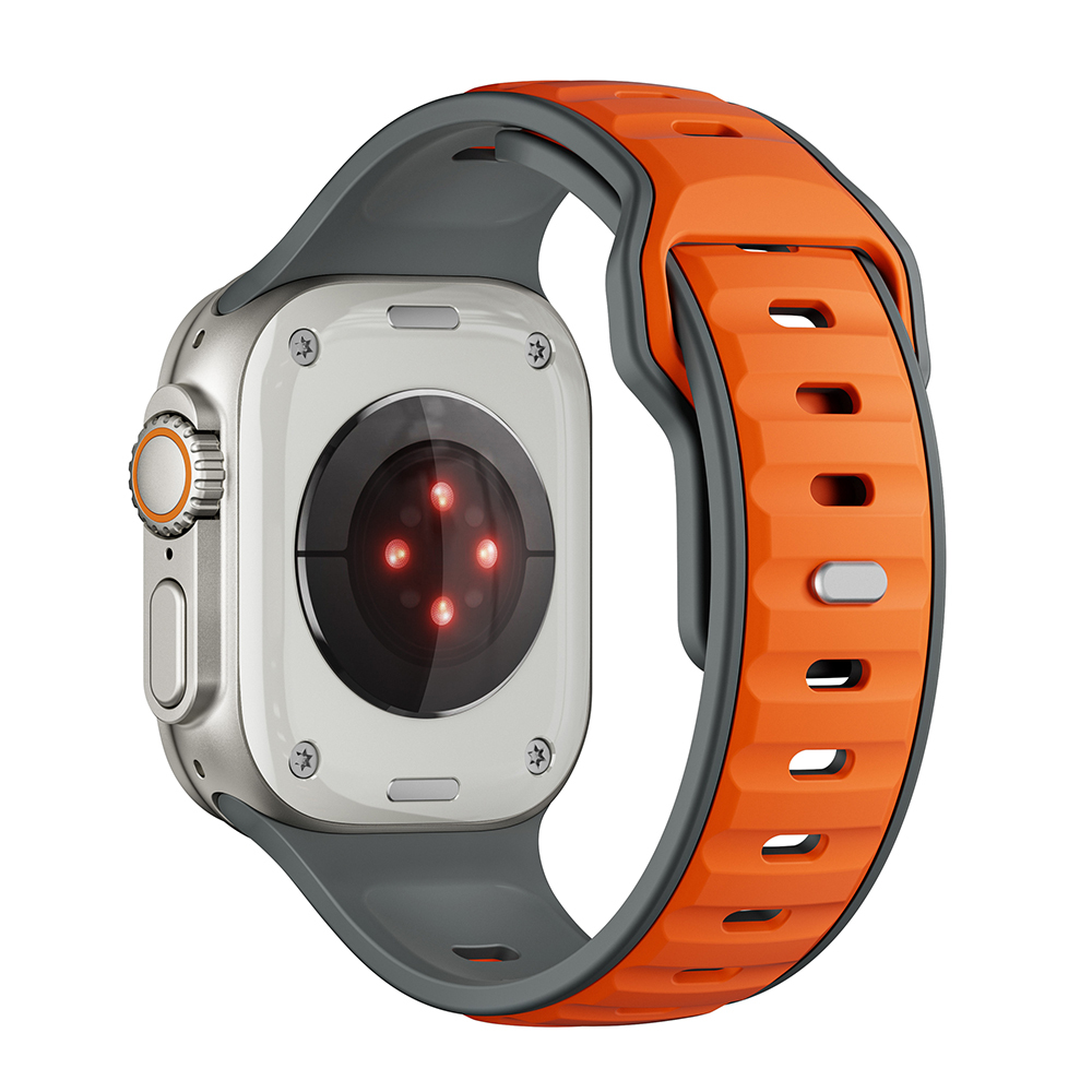 Apple Watch Ultra 49mm Uyumlu Zore KRD-135 Silikon Kordon Strap Kayış