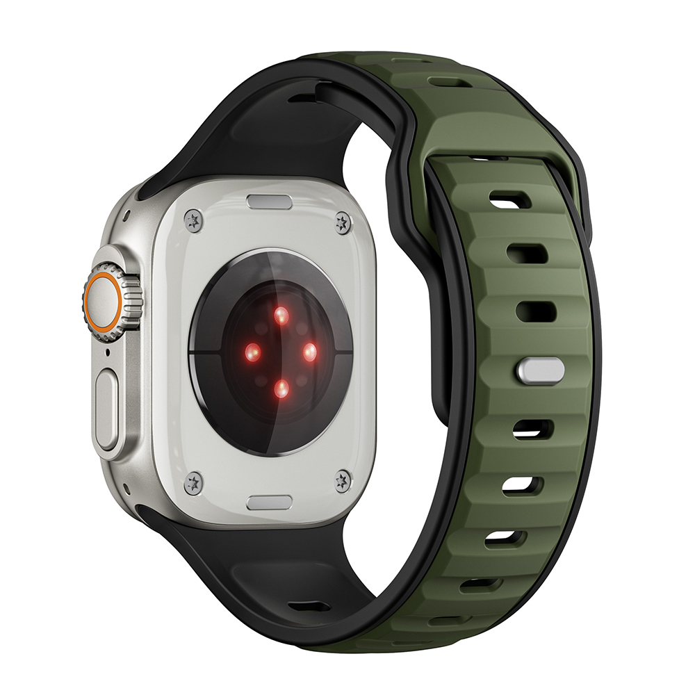 Apple Watch Ultra 49mm Uyumlu Zore KRD-135 Silikon Kordon Strap Kayış