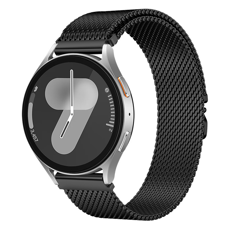 Samsung Galaxy Watch 3 45mm Uyumlu Zore KRD-25 Metal Hasır Kordon