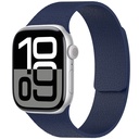 Apple Watch 10 46mm Uyumlu Zore KRD-136 Kabartma Desenli Silikon Kordon