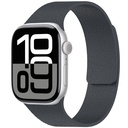 Apple Watch 10 46mm Uyumlu Zore KRD-136 Kabartma Desenli Silikon Kordon