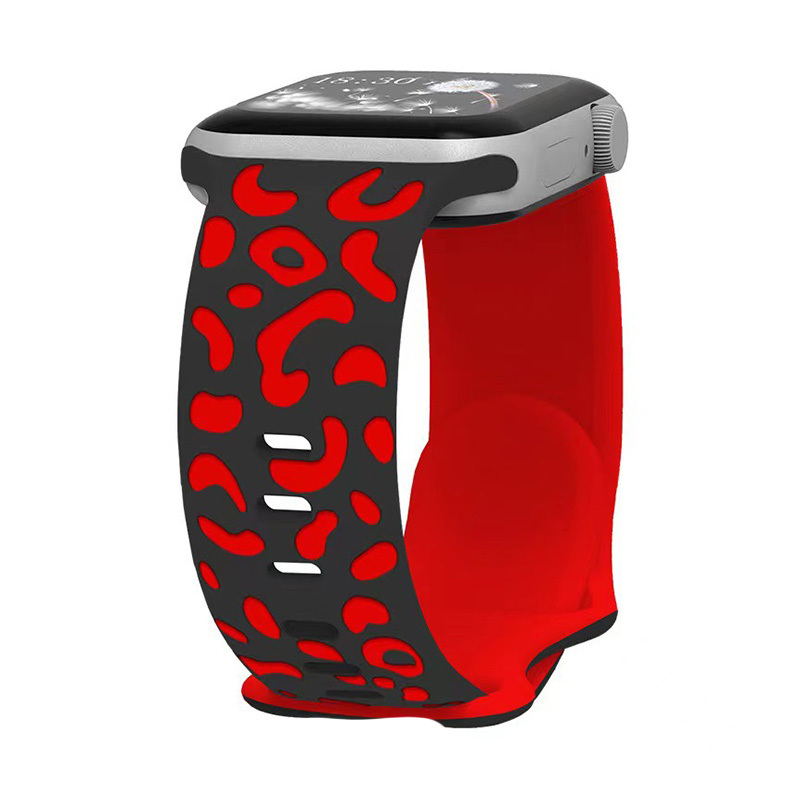 Apple Watch 10 42mm Uyumlu Zore KRD-140 Silikon Kordon Strap Kayış