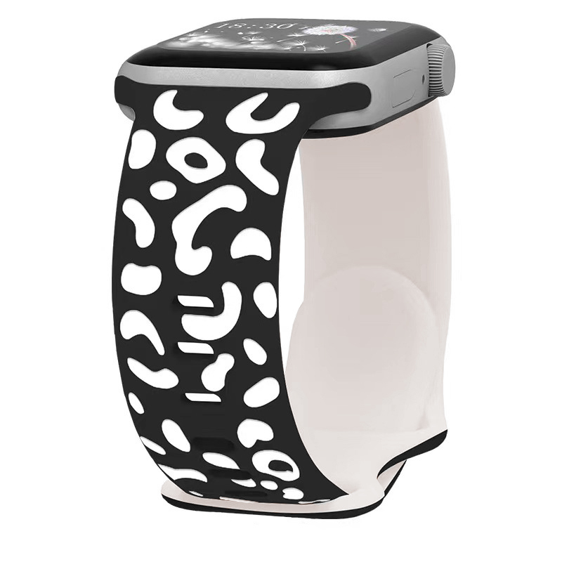Apple Watch 10 46mm Uyumlu Zore KRD-140 Silikon Kordon Strap Kayış